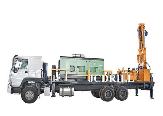 Dieselmotor-Wasser-Bohrung Rig Truck Kaishan-Luftkompressor Yuchai