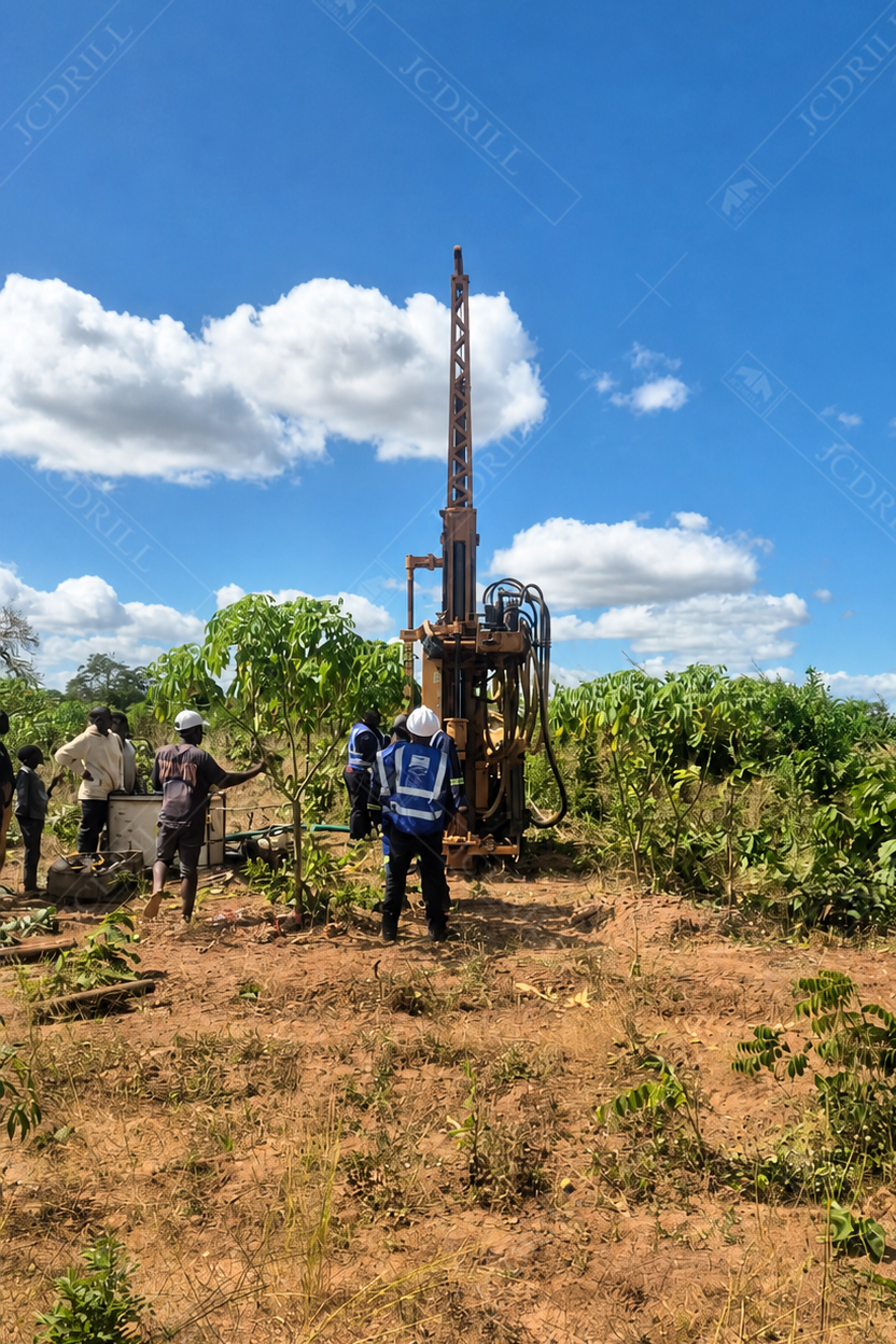 Jüngste Firmenfälle über Kernbohrgerät JCD200 in Afrika