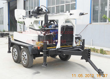 150m Dth Schlamm-bohrender Anhänger brachte Ölplattform mit 45kw Diesel-TWD150 an