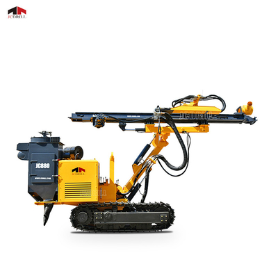 kaufen 70Kw Yuchai Engine Crawler Mounted DTH Rock Blasting Drilling Machine on-line-Fertigung