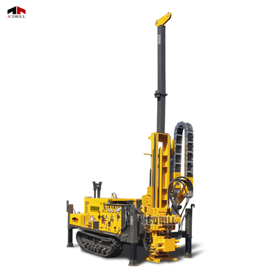 kaufen Crawler-montierte mineralogische geologische Explorations-Kernbohrvorrichtung mit Drahtseil-Diamantkernbohrung, Schlammpumpe, Drehvorrichtung Online-Herstellung