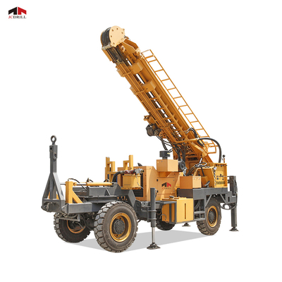 kaufen TWD600 Hydraulic Four Wheels Trailer Mounted Water Well Drilling Rig Online-Herstellung