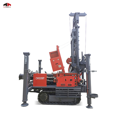 kaufen CWD200T Crawler Mounted Water Well Drill Rig 2000m Depth 5500Nm Torque Online-Herstellung
