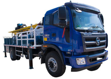 kaufen 300m Tiefen-LKW-Ölplattform hydraulisches Rotations-Drehmoment Borewell Ölplattform-4500nm Online-Herstellung