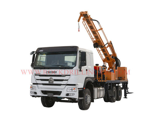 kaufen Hydraulische Wasser-Brunnenbohrung Rig Machine des LKW-4500mm on-line-Fertigung
