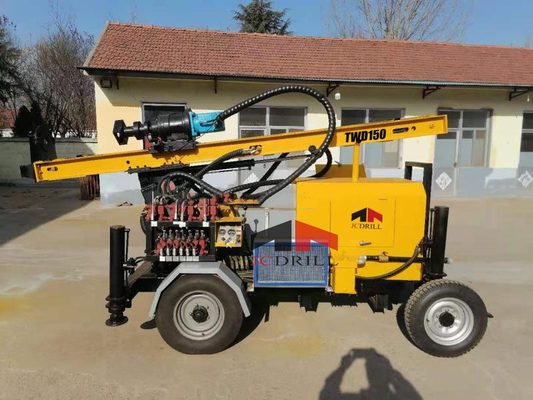 kaufen Rad-Anhänger DTH Rig Water Well Drilling JC-BOHRGERÄT-TWD 150 Online-Herstellung