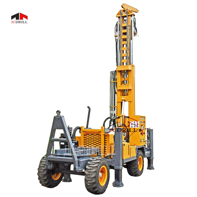 kaufen Twd200 Rock Portable Water Well Rig Dieselmotor Anhänger Montiertes Bohrloch on-line-Fertigung