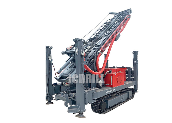 kaufen Schienenmontierte vollhydraulische Wasserbrunnenbohrmaschine 400m online manufacture