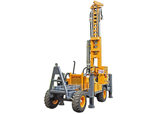kaufen Volle hydraulische Wasser-Brunnenbohrung Rig Borehole Machine DTH 300m on-line-Fertigung