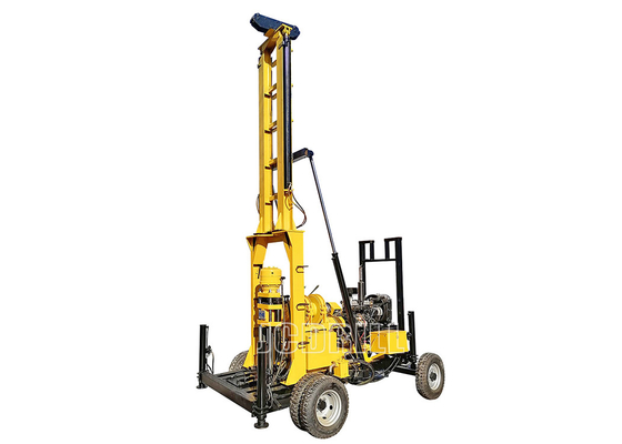 kaufen kleine Brunnenbohrung Rig Diesel Engine Trailer Type des Wasser-50hp 600m on-line-Fertigung