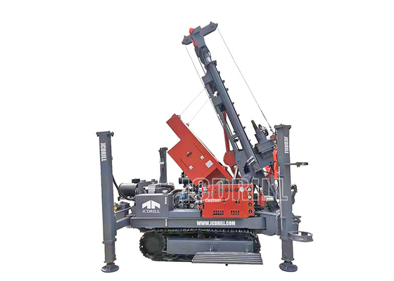 kaufen Wasser-Brunnenbohrungs-Rig Machine Rotary Head Crawler-Luft DTH CWD260T 350mm on-line-Fertigung
