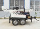 Hydraulische Rotations-Wasser-Brunnenbohrungs-Ausrüstung mit dem 4 Rad-Anhänger angebracht