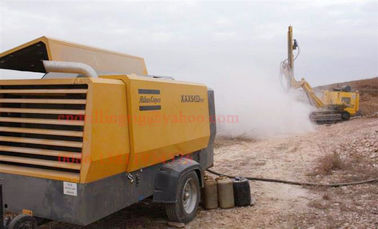 Ein guter Preis. Portierbarer Schrauben-Luftkompressor-Dieselmotor Felsen-Bohrungs-Atlas Copco angetrieben Online