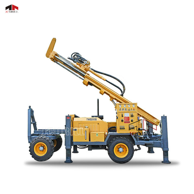 Ein guter Preis. 4 tragbare hydraulische Wasser-Brunnenbohrung Rig Trailer Mounted der Rad-180m Online