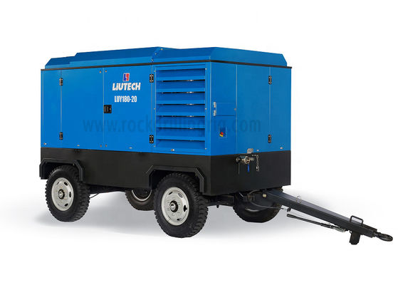 4 Rad-Dieselmotor-Luftkompressor-hohe Anpassungsfähigkeit lärmarmes ISO9001