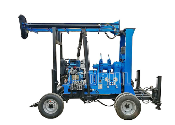 Ein guter Preis. Anhängerbasis Einmannbohrgerät mit Dieselmotor 400 m Tiefe Online