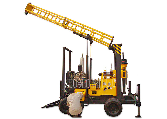 Ein guter Preis. Hydraulische Drehwasser-Brunnenbohrung Rig For Rock des Schlamm-100rpm Online