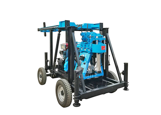 Ein guter Preis. 22hp hydraulische Brunnenbohrung Rig Blue Colour des Dieselmotor-200m Online