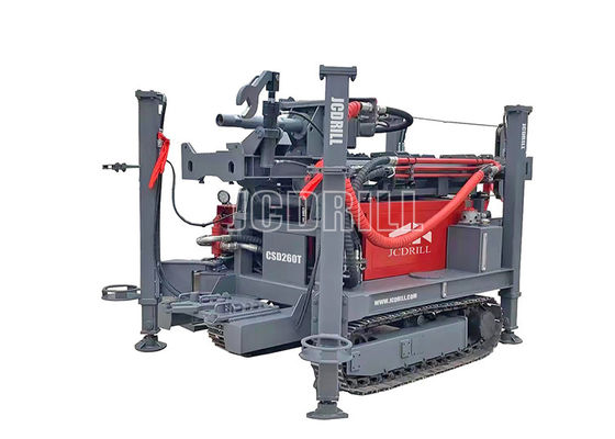 Stahl-Yuchai-Maschinen-Raupe angebrachtes Bohrgerät Rig Borehole Cwd 260t
