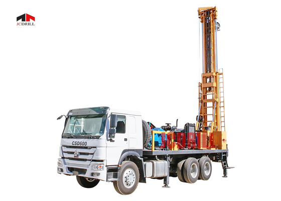 Ein guter Preis. 6 x 4 LKW angebrachte Bohrloch-Ölplattform der Wasser-Brunnenbohrungs-Anlagen-600m Online