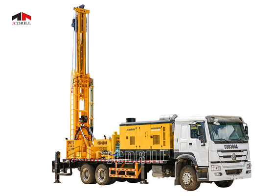 Ein guter Preis. 300m Wasser-Bohrloch-Bohrmaschine, LKW brachte Wasser-Brunnen-grabende Ausrüstung an Online