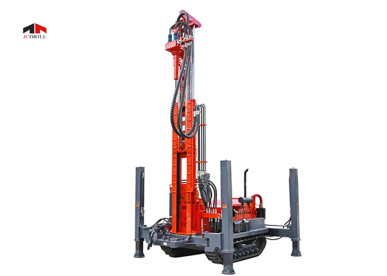 Ein guter Preis. Raupe brachte hydraulische Wasser-Brunnenbohrungs-Maschine mit dieselbetriebenem 112kw an Online