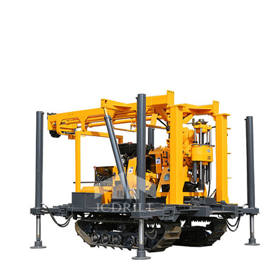 Ein guter Preis. Raupe brachte 130m Brunnenbohrung hydraulisches Rig Diesel Borehole Small Air an Online